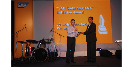 vCenteic bags the SAP Partner Awards 2014 for Extended Business Program