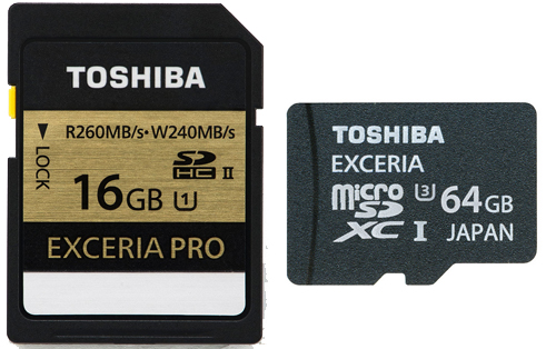 Exceria microSD Memory Cards