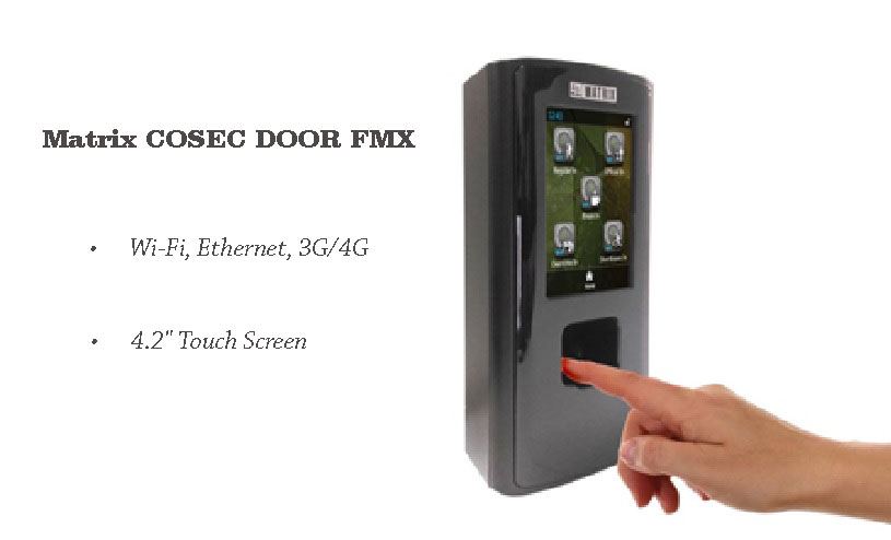 Matrix COSEC DOOR FMX integrates a sensor