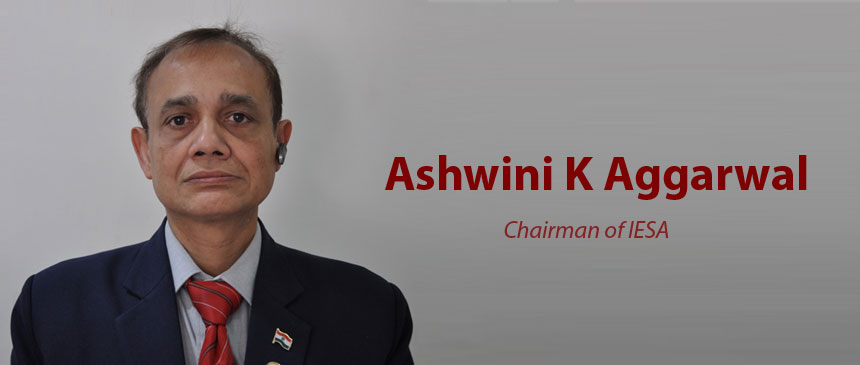 Ashwini K Aggarwal, Chairman of India Electronics and Semiconductor Association (IESA)