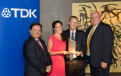 Mouser Electronics bagged the TDK Distribution Award