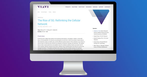 VIAVI 5G network