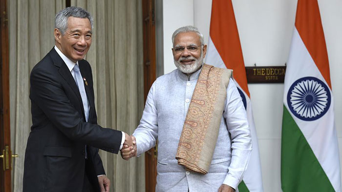 Prime Minister and Singaporean counterpart Lee