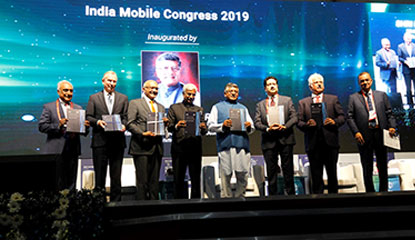 Telecom Minister inaugurates the India Mobile Congress 2019