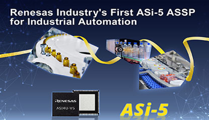 Renesas Electronics Introduces ASi-5 ASSP for Industrial Automation