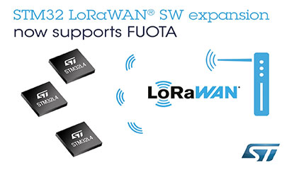 STMicroelectronics Adds Support for LoRaWAN FUOTA