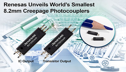 Renesas Electronics Launches World’s Smallest Photocouplers