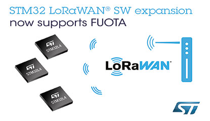 STMicroelectronics Adds Support for STM32 LoRaWAN