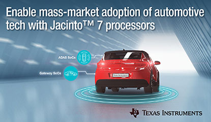 Texas Instruments Introduces New Jacinto 7 Processor