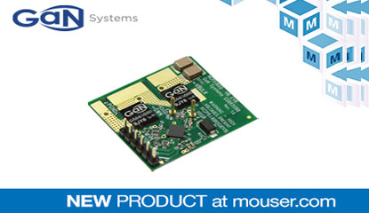 GaN Systems GS-EVB-HB-66508B-ON1 Eval Board, Now at Mouser
