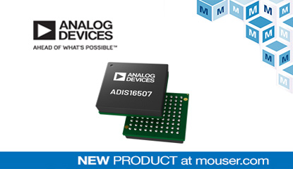 Mouser Electronics Stocks Analog Devices’ ADIS16507
