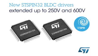 STMicroelectronics Presents Four New Devices of STSPIN32F0 Family