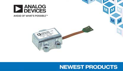 Mouser Electronics Stocks Analog Devices’ ADcmXL1021-1 Vibration Sensor