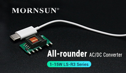 MORNSUN Introduces AC/DC Converter LS-R3 Series
