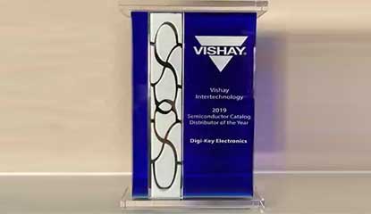Digi-Key Electronics Honoured by Vishay Intertechnology