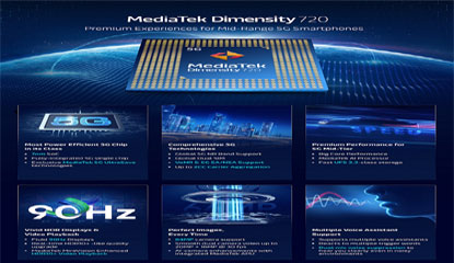 MediaTek Announces Dimensity 720, its Newest 5G Chip