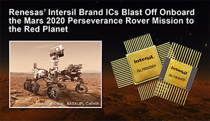 Renesas’ ICs Available at NASA’s Mars 2020 Perseverance rover