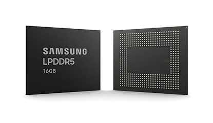 Samsung Kick-start Mass Production of 16Gb LPDDR5 DRAM