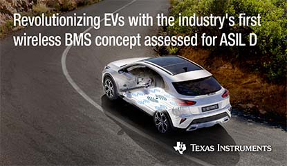 TI Reforms EV Battery Management with Wireless BMS Solution