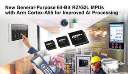 Renesas Unveils New General-Purpose 64-Bit RZ/G2L Group of MPUs