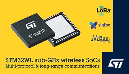 STMicroelectronics Expands the Stock of STM32WL SoC Family