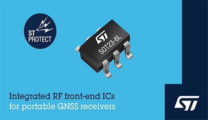 STMicroelectronics Presents New IC for Portable GNSS Receivers