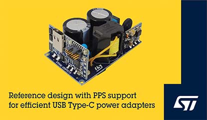 STMicroelectronics’ USB Type-C Power Adapters