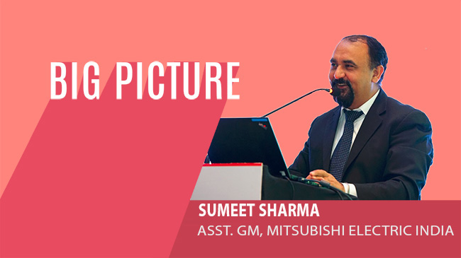 Sumeet Sharma, Assistant General Manager, Low Voltage Switchgear-Project Department of Automation & Industrial Division, Mitsubishi Electric India