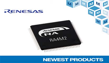 Mouser Stocks Renesas’ RA4M2 Microcontrollers