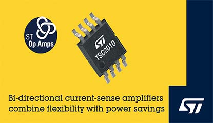 STMicroelectronics Presents New Current-Sense Amplifiers