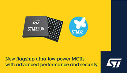 STMicroelectronics Unveils Extreme Low-Power STM32U5 Microcontrollers