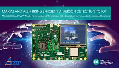 Maxim, Aizip to Provide IoT Person Detection