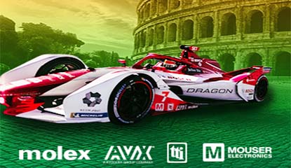 Mouser Supports Formula E Team at Rome E-Prix