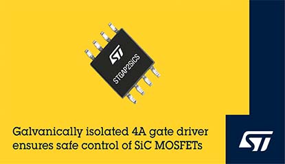 STMicroelectronics Expands Isolated Gate Driver Family