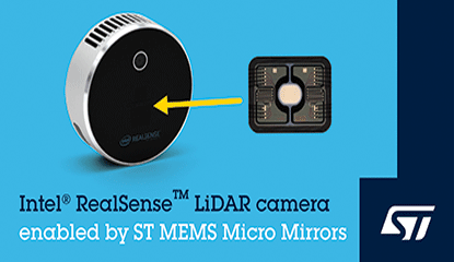 STMicroelectronics’ Smallest Micro-Mirror Scanning Technology