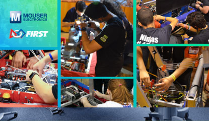 Mouser Sponsors FIRST Robotics Competition for Youth