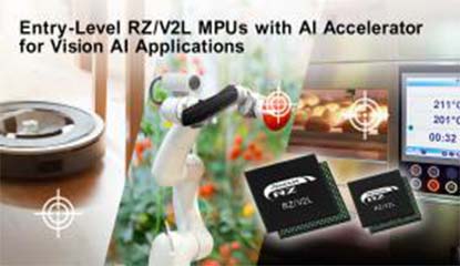 Renesas Introduces Entry-Level RZ/V2L MPUs