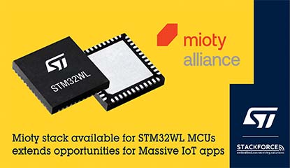 STMicroelectronics Becomes a Part of mioty Alliance