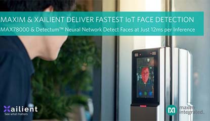 Maxim Allies with Xailient to Provide IoT Face Detection