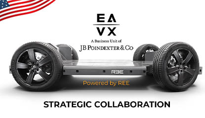 REE Automotive, EAVX to Develop Commercial EV
