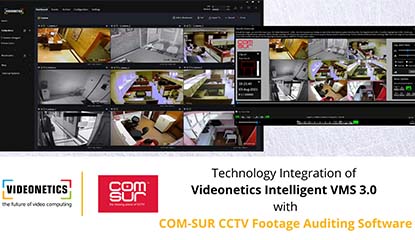 Videonetics Declares Technology Integration with COM-SUR