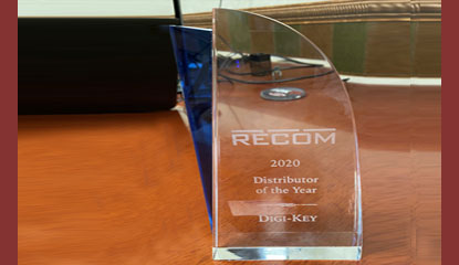 Digi-Key Recognized as Distributor of Year by RECOM