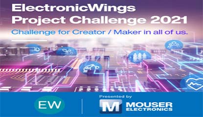 Mouser Sponsors ElectronicWings Project Challenge 2021
