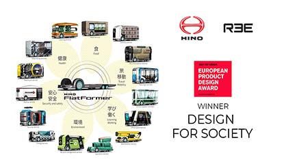 REE and Hino Receive European Product Design Award