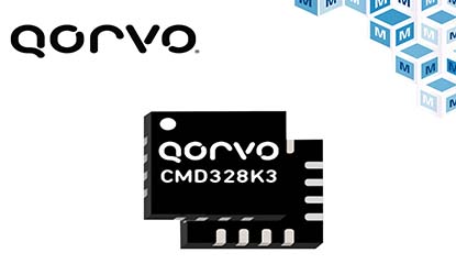Qorvo’s CMD328K3 Low-Noise Amplifier Now at Mouser