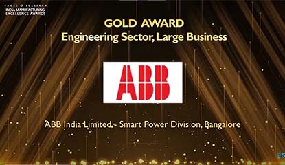 ABB India Bags Frost & Sullivan India Awards