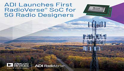 ADI Unveils RadioVerse SoC Series for 5G RUs