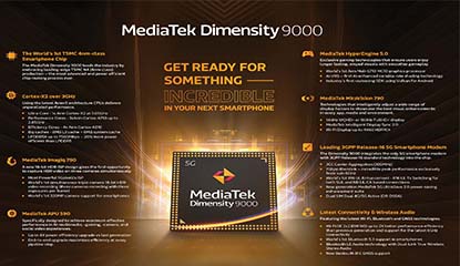 MediaTek Introduces Dimensity 9000 5G Smartphone Chip
