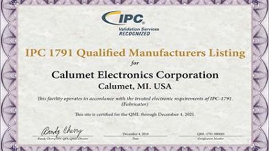 Calumet Electronics Recertification