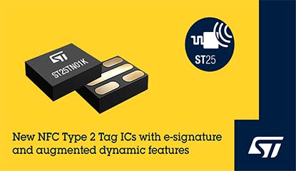 STMicroelectronics Presents NFC Type 2 Tag ICs